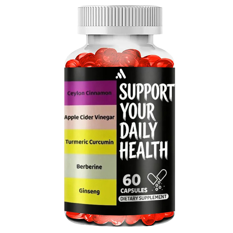 Turmeric Curcumin Capsule - Apfelessig-Kapseln mit Kurkuma, Curcumin, Ceylon-Zimt, Berberin,