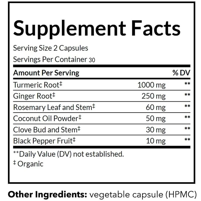 Bio-Schwarzer Pfeffer, Kurkuma – Turmeric Curcumin Capsule Bewertung und Preis